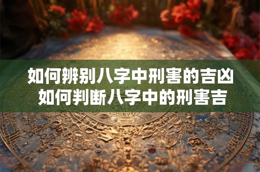 如何辨别八字中刑害的吉凶 如何判断八字中的刑害吉凶