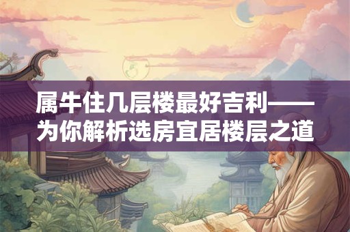 属牛住几层楼最好吉利——为你解析选房宜居楼层之道