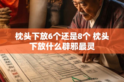 枕头下放6个还是8个 枕头下放什么辟邪最灵