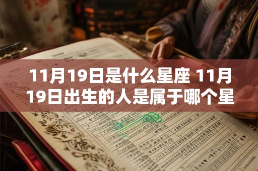 11月19日是什么星座 11月19日出生的人是属于哪个星座的
