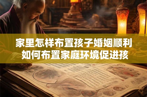 家里怎样布置孩子婚姻顺利 如何布置家庭环境促进孩子婚姻顺利