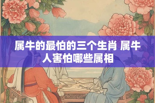 属牛的最怕的三个生肖 属牛人害怕哪些属相