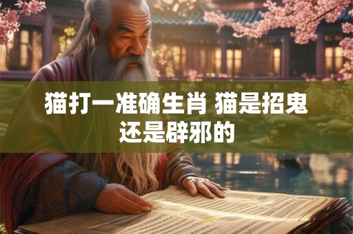 猫打一准确生肖 猫是招鬼还是辟邪的