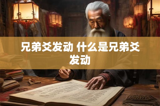 兄弟爻发动 什么是兄弟爻发动