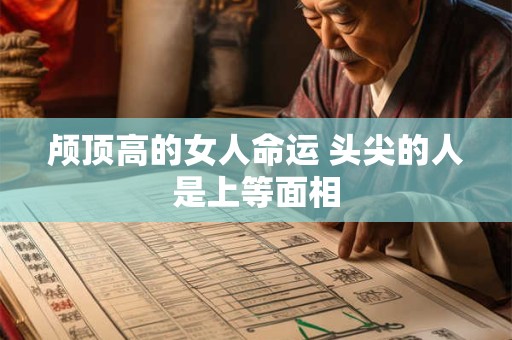 颅顶高的女人命运 头尖的人是上等面相