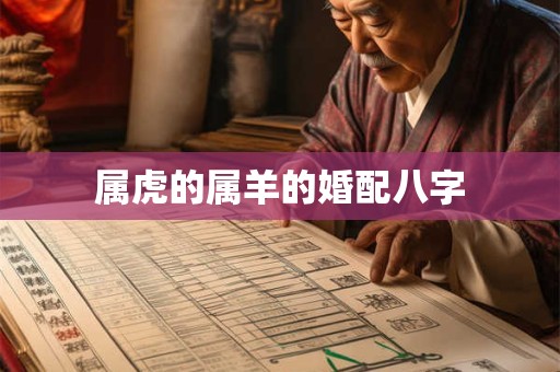 属虎的属羊的婚配八字