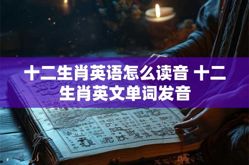 十二生肖英语怎么读音 十二生肖英文单词发音