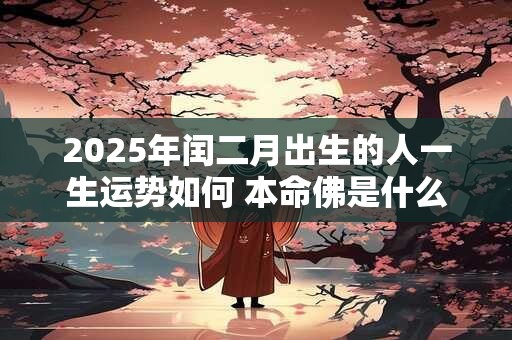 2025年闰二月出生的人一生运势如何 本命佛是什么