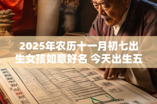 2025年农历十一月初七出生女孩如意好名 今天出生五行缺什么