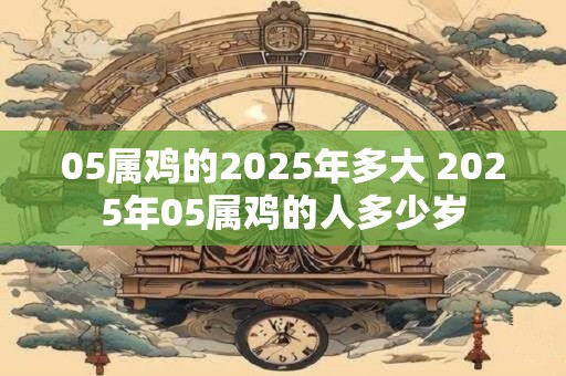05属鸡的2025年多大 2025年05属鸡的人多少岁