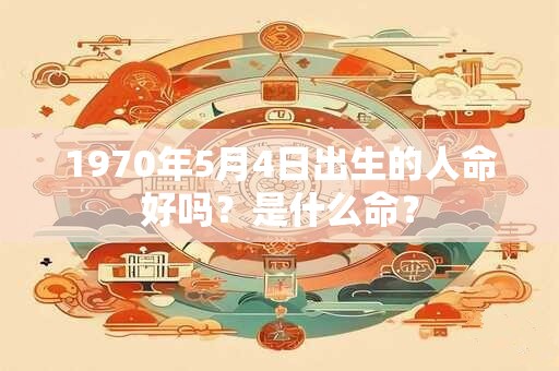 1970年5月4日出生的人命好吗？是什么命？
