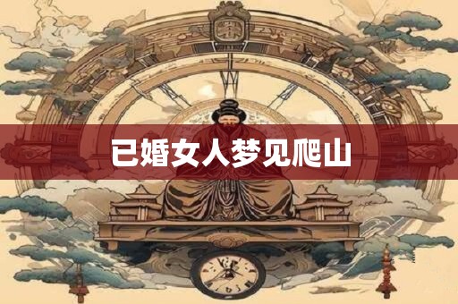 已婚女人梦见爬山 已婚女人梦见爬山