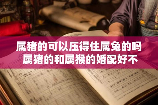 详细阅读:属猪的可以压得住属兔的吗 属猪的和属猴的婚配好不好 属猪的可以压得住属兔的吗 属猪的和属猴的婚配好不好