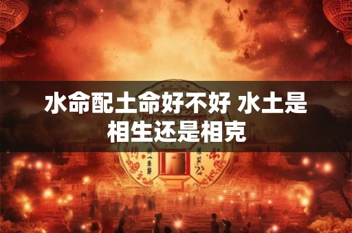 水命配土命好不好 水土是相生还是相克