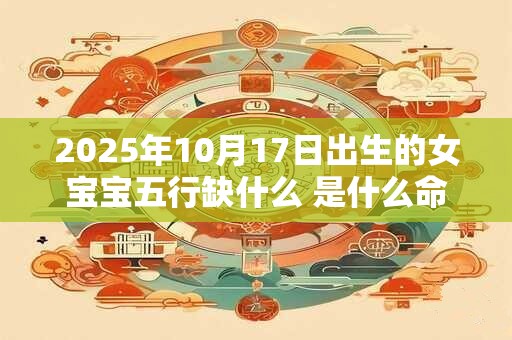 2025年10月17日出生的女宝宝五行缺什么 是什么命