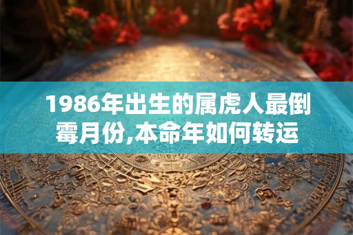 1986年出生的属虎人最倒霉月份,本命年如何转运