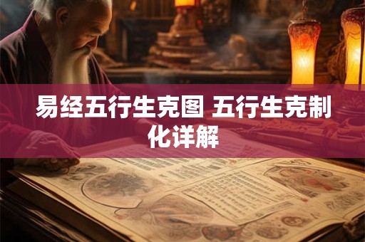 易经五行生克图 五行生克制化详解