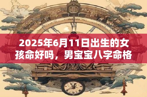 2025年6月11日出生的女孩命好吗，男宝宝八字命格