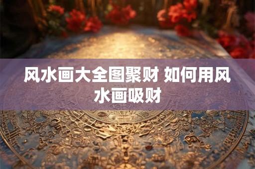 风水画大全图聚财 如何用风水画吸财