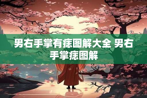 男右手掌有痣图解大全 男右手掌痣图解