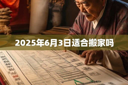 2026年6月3日适合搬家吗