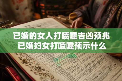 已婚的女人打喷嚏吉凶预兆 已婚妇女打喷嚏预示什么