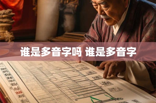 谁是多音字吗 谁是多音字