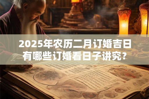 2025年农历二月订婚吉日有哪些订婚看日子讲究？