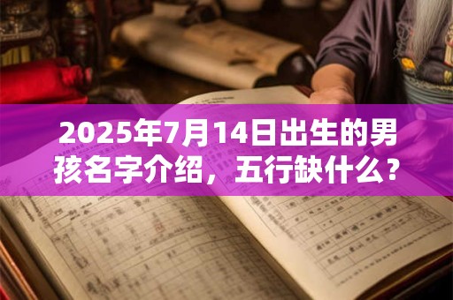 2025年7月14日出生的男孩名字介绍，五行缺什么？