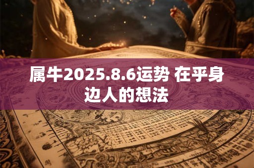 属牛2025.8.6运势 在乎身边人的想法