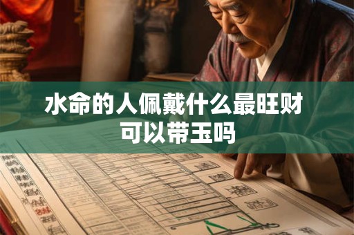 水命的人佩戴什么最旺财 可以带玉吗