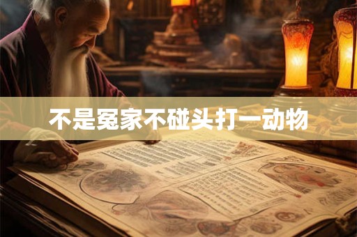 不是冤家不碰头打一动物