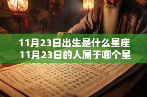 11月23日出生是什么星座 11月23日的人属于哪个星座