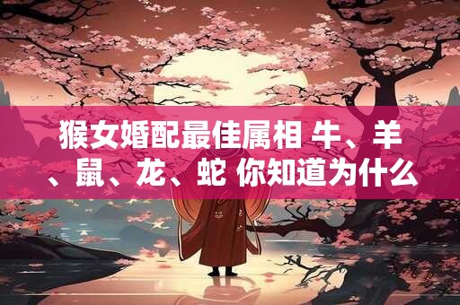 猴女婚配最佳属相 牛、羊、鼠、龙、蛇 你知道为什么吗
