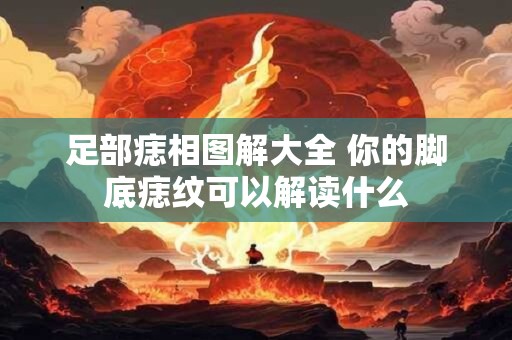 足部痣相图解大全 你的脚底痣纹可以解读什么
