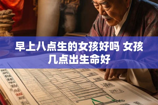 早上八点生的女孩好吗 女孩几点出生命好