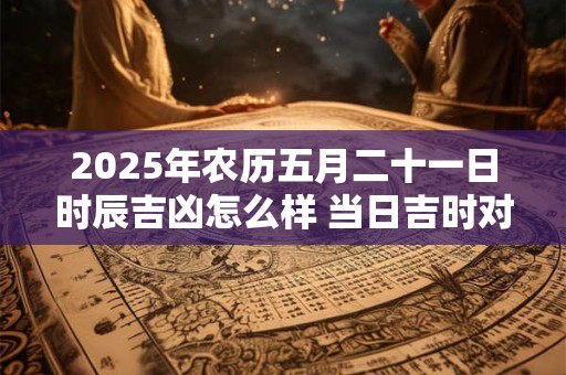 2025年农历五月二十一日时辰吉凶怎么样 当日吉时对应宜忌