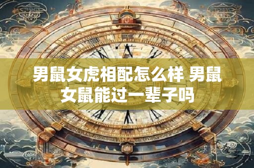 男鼠女虎相配怎么样 男鼠女鼠能过一辈子吗 男鼠女虎相配怎么样 男鼠女鼠能过一辈子吗