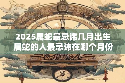 2025属蛇最忌讳几月出生 属蛇的人最忌讳在哪个月份出生