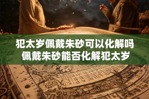 犯太岁佩戴朱砂可以化解吗 佩戴朱砂能否化解犯太岁