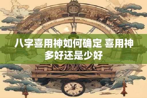 八字喜用神如何确定 喜用神多好还是少好