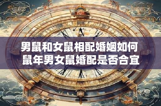 男鼠和女鼠相配婚姻如何 鼠年男女鼠婚配是否合宜