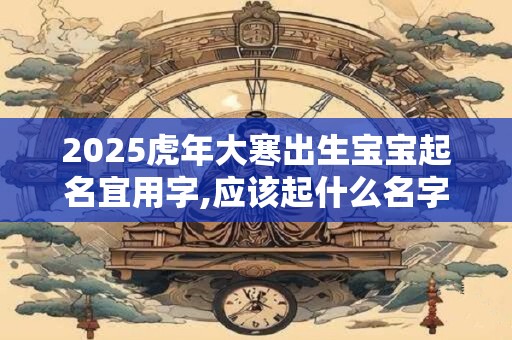 2025虎年大寒出生宝宝起名宜用字,应该起什么名字