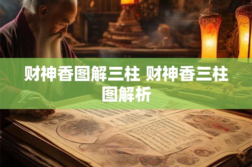 财神香图解三柱 财神香三柱图解析