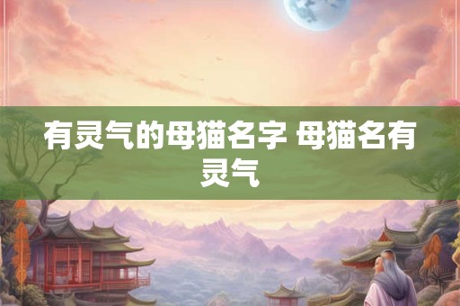 有灵气的母猫名字 母猫名有灵气