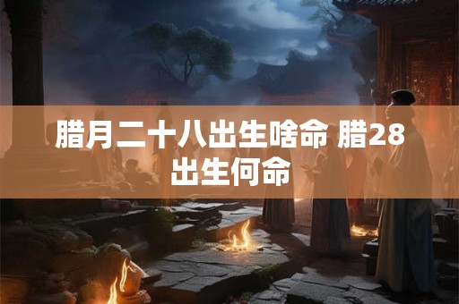 腊月二十八出生啥命 腊28出生何命