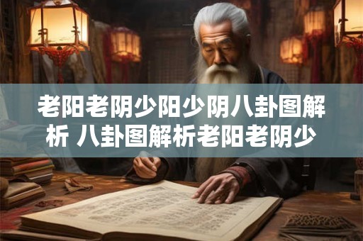 老阳老阴少阳少阴八卦图解析 八卦图解析老阳老阴少阳少阴各有何意义