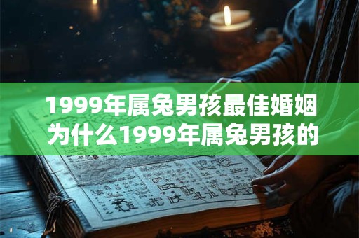 1999年属兔男孩最佳婚姻 为什么1999年属兔男孩的婚姻状况最为理想