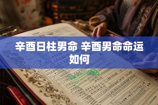 辛酉日柱男命 辛酉男命命运如何