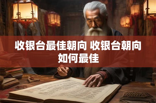 收银台最佳朝向 收银台朝向如何最佳